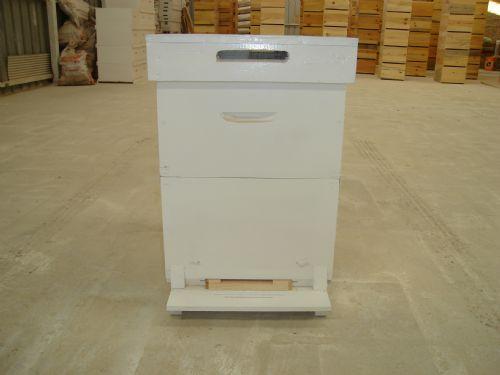 Longstroth Double Deck Hive with Pollen Trap